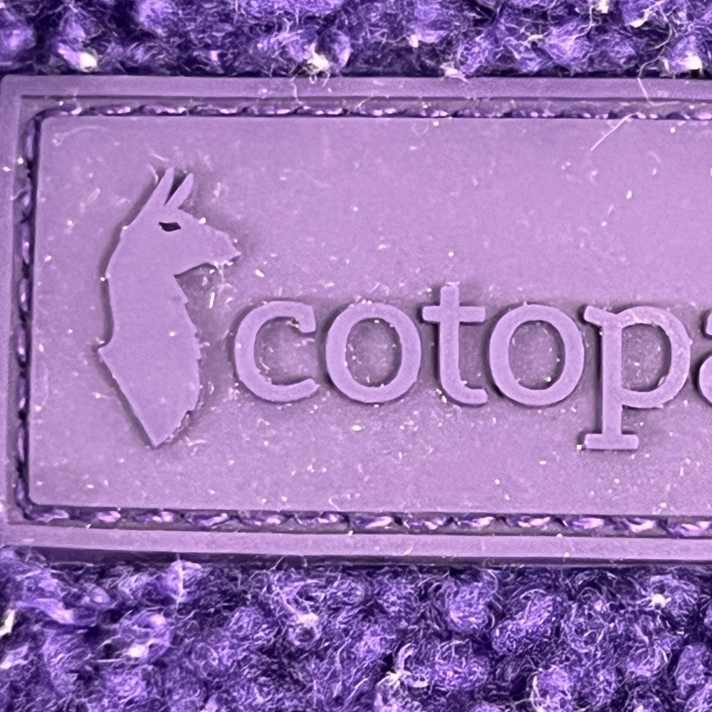 Cotopaxi Jacket Mens Large Purple Sherpa Fleece Full Zip Colorblock Hiking - Picture 11 of 16